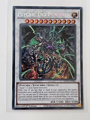 Yu-Gi-Oh! - Psychic End Punisher - MP23-EN086 - Prismatic Secret Rare - 1st Ed • $3.45