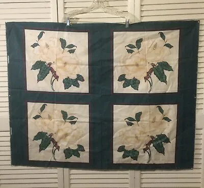 Spring Industries Magnolia Cotton Pillow Panels ( 4 ) 36” X 46” Unused • $10