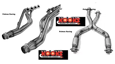 Cobra Kooks 1-7/8 X 3 Long Tube SS Headers / Catted X-pipe 1999-04 Mustang Cobra • $13199