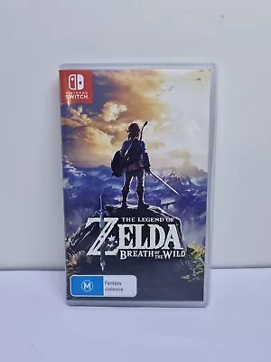 The Legend Of Zelda: Breath Of The Wild - Nintendo Switch Game - With Map - VGC • $59