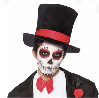 £4.25 • Buy NEW  Adult  Black Top Hat / Mad Hatter Hat/Day Of The Dead/ Fancy  /Book Day