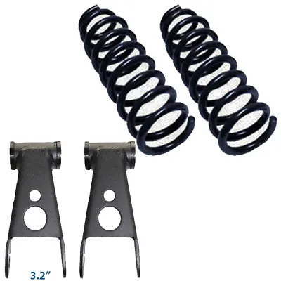 1965-1979 Ford F100/150 2  Drop Front Lowering Coil Springs 2  Shackles 353420 • $159.82