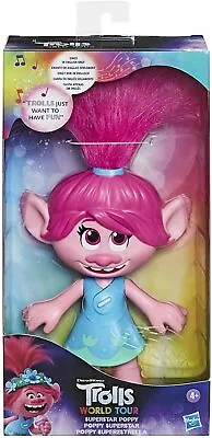 £18 • Buy Trolls World Tour Superstar Sings Trolls Just Want To Have Fun Doll - New