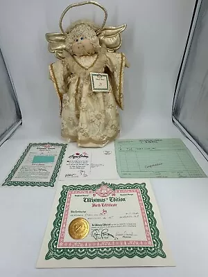 Cabbage Patch Soft Sculpture ANGEL JOY Christmas Edition 1989 Xavier Roberts • $199.95