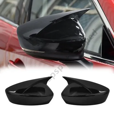 Glossy Black Side Rearview Mirror Cap Cover Trim For Mazda 6 Atenza 2018-2021 • $28.99
