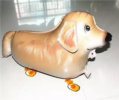 GOLDEN RETRIEVER WALKING BALLOON Airwalker Actually Walks! UK SELLER • £3.89