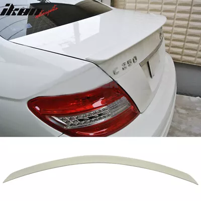 Fits 08-14 Benz C Class W204 Sedan AMG Trunk Spoiler Painted #650 Arctic White • $99.99