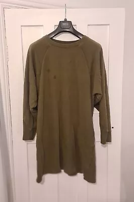 Gap Maternity Sweater Dress Olive Green Large • £5.95