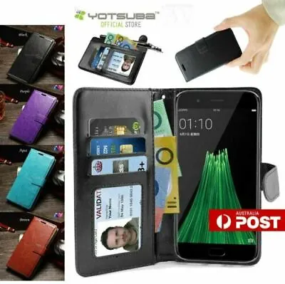 $4.49 • Buy Oppo R9s Plus F1s  A57 Wallet Flip Leather Phone Case Cover For OPPO AU