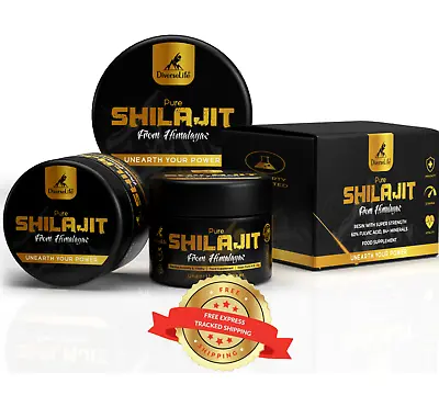 Himalayan Shilajit Resin 30g 100% Pure Lab Tested Safest & Highest Potency • £12.99