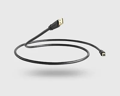 QED QE6901 Performance USB A-B Graphite HD Digital Audio Cable 1.5 M (4.9 Ft)  • $26