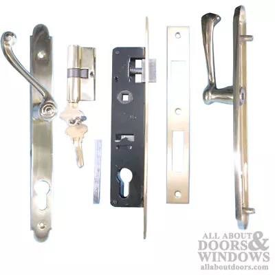 Marks USA SLIMELINE Mortise Lock Set 25MM Backset Brass Door Handel Lock And Key • $145