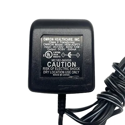 OMRON Healthcare HEM-ADPT1 6 Volt AC Adapter Power Supply Class 2 Transformer • $6.88