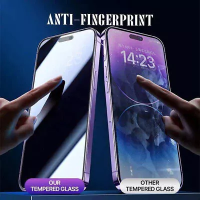 2x Tempered Glass Screen Protector For Privacy IPhone All Models Phone 2 Pack UK • £2.99