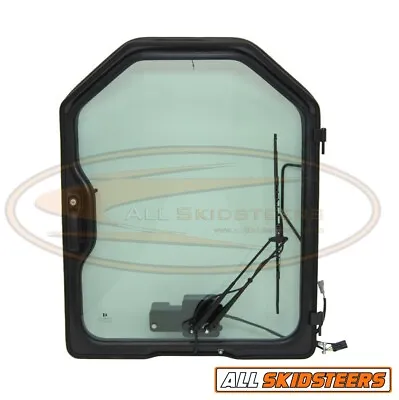 For Bobcat Door With Wiper Skid Steer Loader Glass Front Cab Enclosure • $871.95