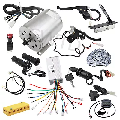 High Speed 48V 1800W Brushless Motor & Controller Kit For ATV Go Kart Golf Cart  • $230.77