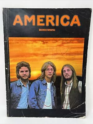 America - Homecoming Songbook 1972 Ventura Highway Music Lyrics Photos • $25