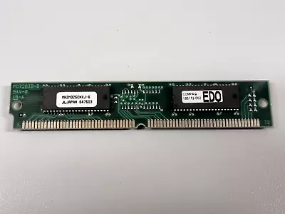 Mitsubishi MH2M325CNXJ-6 Compaq 185172-002  SIMM EDO RAM 72 Pin Module 8MB  60ns • £9.99