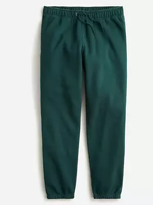 J.Crew Mens Tall Heritage Fleece Sweatpants Forrest Green Size L-T BJ500 • $55