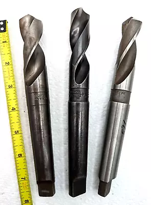 MT3 Lot MORSE 1  CLE-FORGE 29/32  NPTD 57/64  HS TWIST DRILL BIT MORSE TAPER #3 • $54.99