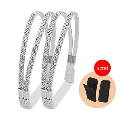 Elastic Shoe Strap Lazy Shoelace Anti-loose High Heel Accessories Shoes Buckle • £3.42