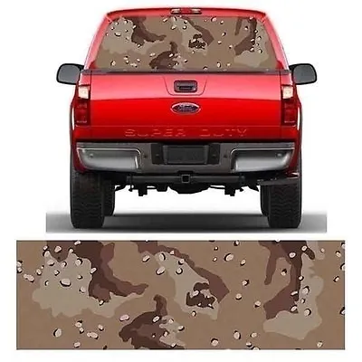 $62.95 • Buy Metro Auto Graphics Desert Camo Window Truck Tint Fits Ford Dodge Chevrolet 
