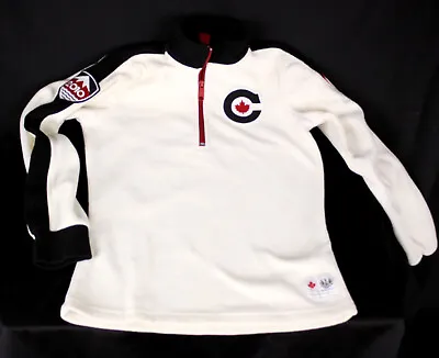 2010 Canada Winter Olympics 1/4 Zip Pullover Jacket Size Girl's 10/12 Official • $26.95