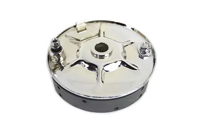 $121.79 • Buy Rear Mechanical Brake Backing Plate Kit Chrome Fits Harley-Davidson