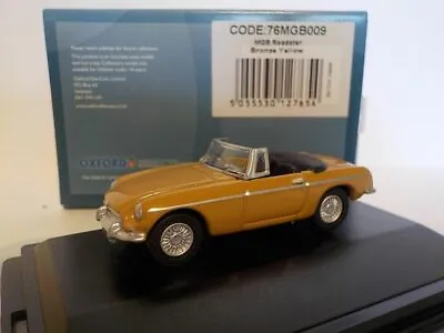 MGB Roadster Bronze Yellow Oxford OXF 76MGB009 1/76 New   • £9.65