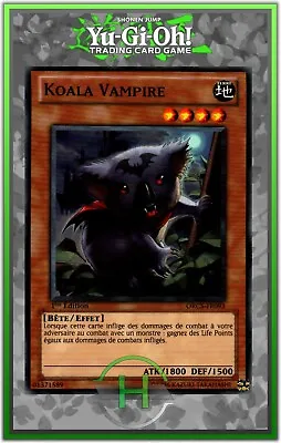 Koala Vampire - ORCS-FR093 - New French Yu-Gi-Oh Card • £1.95