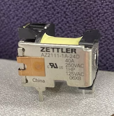 American Zettler AZ2111-1A-24D 40A Mini Power Relay 24VDC Coil SPST-NO Lot Of 5 • $4.50