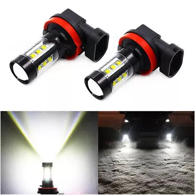 H8 LED Fog Light Bulbs Bright For Hyundai Genesis 2009-14 Genesis Coupe 2013-16 • $12.99