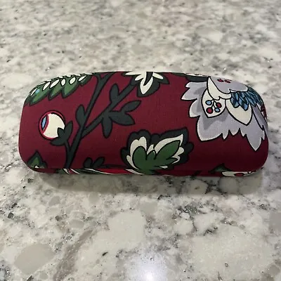 Vera Bradley Floral Cloth Eyeglasses Sunglasses Case Hard Shell Travel Carrier  • $12.99