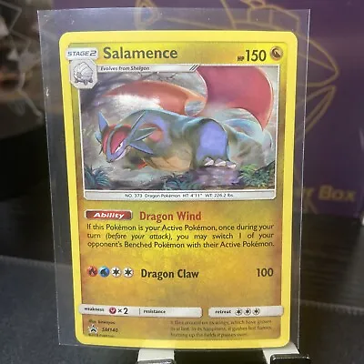 $3 • Buy Pokémon TCG Salamence SM Black Star Promo SM140 Holo Promo Authentic Card OOP LP