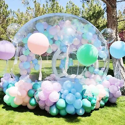 Inflatable Bubble House Outdoor Bubble Tent Igloo Tent For Party W/ Blower Pump • £538.90