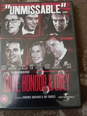 Love Honour And Obey Dvd Rated 18 Ray Winstone / Jude Law  • £5.99