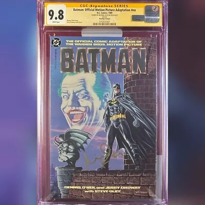 Batman Official Motion Picture Adaptation Nn Cgc 9.8 Ss Signed By Michael Keaton • $1349.99