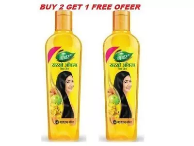 DABUR SARSO AMLA HAIR OIL NON STICKY MUSTARD HAIR FALL DAMAGE REPAIR 80ml • $8.48