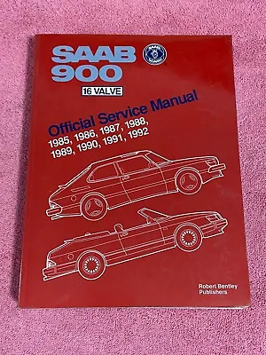 Saab 900 16 Valve Official Service Manual/ Repair Manual • $49.95
