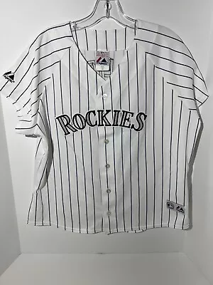 Matt Holliday 2007 Colorado Rockies World Series Home White Jersey XL • $70