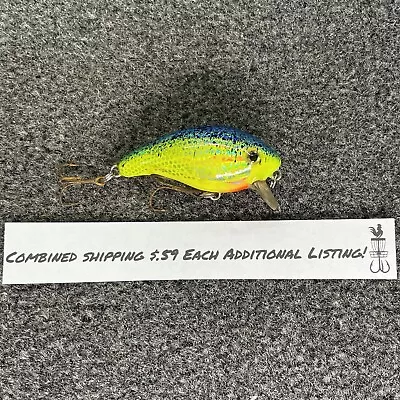 Mann's Baby 1- Vintage Crankbait Fishing Lure - Splatter Back Holographic • $14.99