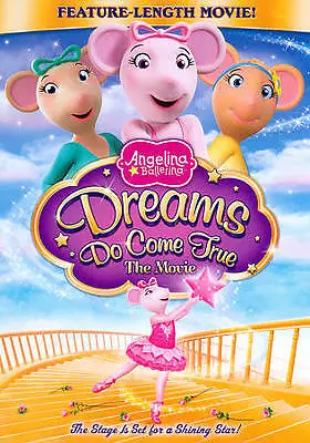 Angelina Ballerina: Dreams Do Come True The Movie DVD NEW Kids Fun Animation • $9.08