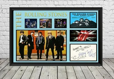 £6.99 • Buy Rolling Stones Signed Photo Print Poster Autographed Memorabilia