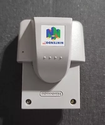 Official Nintendo 64 N64 OEM Rumble Pak Pack Controller Shaker TESTED • $19.47