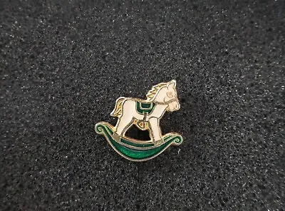 Metal And Enamel Rocking Horse Pin Badge. 20mm. Pre-owned • £4.80