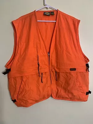 Cabela’s Hi Vis Orange Outdoor Vest XL • $24.99