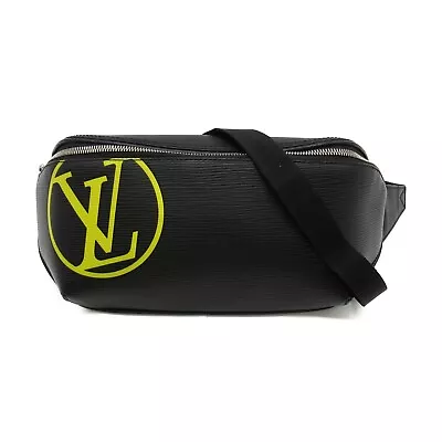 LOUIS VUITTON LV SHW Circle Bum Shoulder Bag M55131 Epi Leather Black • $1258.20