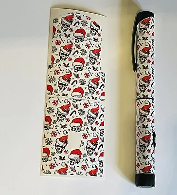 Novapen Insulin Pen Cover/sticker Christmas Skulls • £4.89