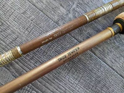 Lot Of 2 Vintage TRUE TEMPER 2PC Spinning Rods # 724 Spinnaker & #9753 • $1.95