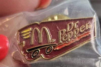 Mcdonalds Dr. Pepper Partnership Employee Pin Lapel Hat Tie Tac New In Bag VTG • $7.77